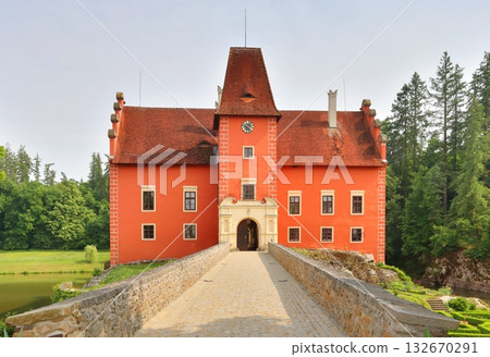 The beautiful Cervena Lhota castle in Bohemia The beautiful Cervena Lhota castle in Bohemia 132670291