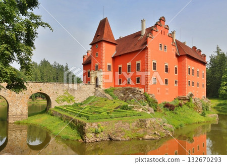 The beautiful Cervena Lhota castle in Bohemia The beautiful Cervena Lhota castle in Bohemia 132670293