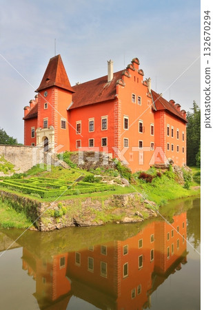 The beautiful Cervena Lhota castle in Bohemia The beautiful Cervena Lhota castle in Bohemia 132670294