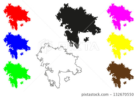 Abakaliki city (Federal Republic of Nigeria, Ebonyi State) map vector illustration, scribble sketch Abakaliki map Abakaliki city (Federal Republic of Nigeria, Ebonyi State) map vector illustration, scribble sketch Abakaliki map 132670550