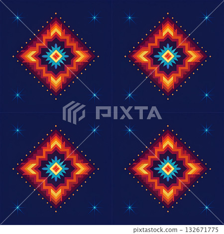 seamless vector pattern in the style of art deco, vintage, retro, vintage, wallpaper, design, textile, wrapping paper, packaging, background seamless vector pattern in the style of art deco, vintage, retro, vintage, wallpaper, design, textile, wrapping paper, packaging, background 132671775