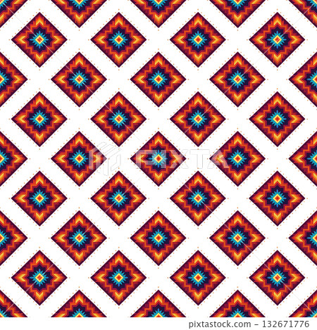 seamless vector pattern in the style of art deco, vintage, retro, vintage, wallpaper, design, textile, wrapping paper, packaging, background 132671776