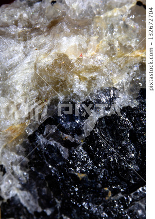 Close up of crystal shards healing quartz geological natural healing stone Close up of crystal shards healing quartz geological natural healing stone 132672704