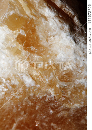 Close up of crystal shards healing quartz geological natural healing stone 132672706