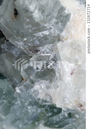 Close up of crystal shards healing quartz geological natural healing stone Close up of crystal shards healing quartz geological natural healing stone 132672714