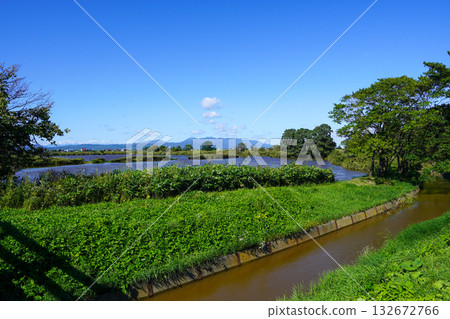 北村中央公園附近的赤川排水溝 北村中央公園附近的赤川排水溝 132672766