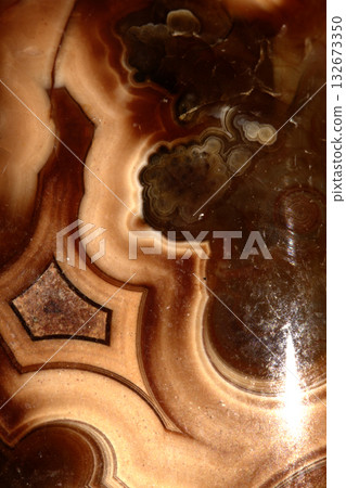 Close up of crystal shards healing quartz geological natural healing stone 132673350