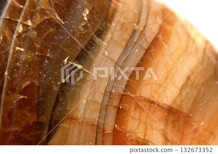 Close up of crystal shards healing quartz geological natural healing stone 132673352