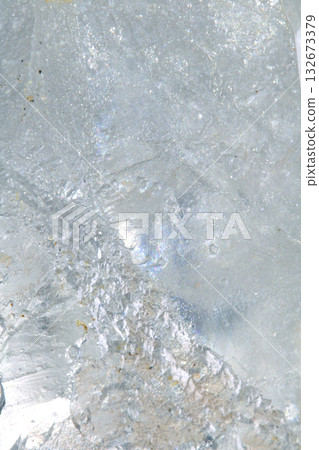 Close up of crystal shards healing quartz geological natural healing stone 132673379
