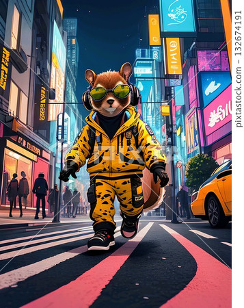 時尚松鼠 132674191