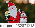 Santa and the Snowman 132674218