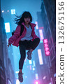 A girl who jumps 132675156