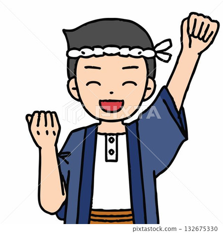 一名男木匠正在揮拳 132675330