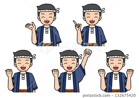 Carpenter male pose set 132675420