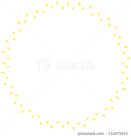 Star colorful frame. Outer space star. Frame with empty space for your text. Baby shower design 132675632