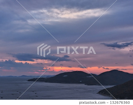 從萬葉岬看到的播磨灘夜景 從萬葉岬看到的播磨灘夜景 132676360