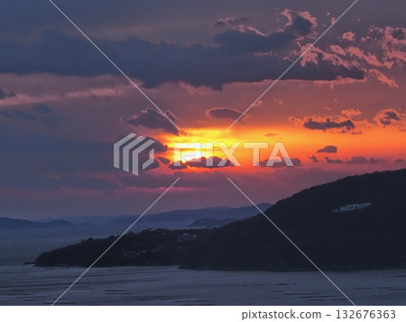 從萬葉岬看到的播磨灘夜景 從萬葉岬看到的播磨灘夜景 132676363