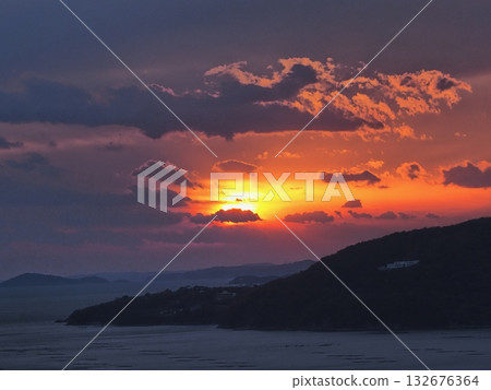 Evening view of Harima Nada seen from Cape Manyo Evening view of Harima Nada seen from Cape Manyo 132676364