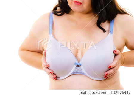 Fat woman big breast wearing bra Fat woman big breast wearing bra 132676412