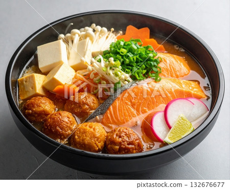 Salmon hotpot 132676677