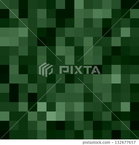 Abstract green pixel mosaic texture for background and design projects, with geometric tile pattern Abstract green pixel mosaic texture for background and design projects, with geometric tile pattern 132677657