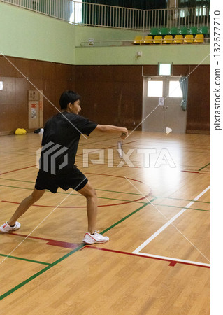 羽毛球俱樂部活動場景 132677710