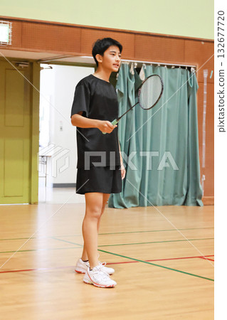 羽毛球俱樂部活動場景 羽毛球俱樂部活動場景 132677720