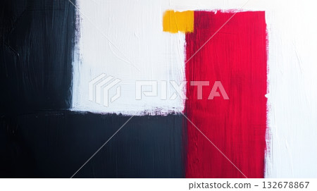 Modern abstract art with bold colors and shapes 132678867