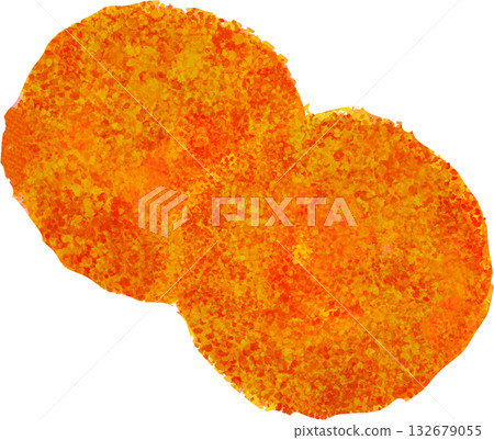 Illustration of mince cutlet Illustration of mince cutlet 132679055
