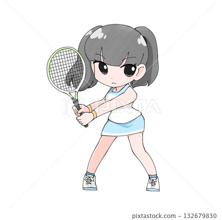 Girls playing tennis 4 Girls playing tennis 4 132679830