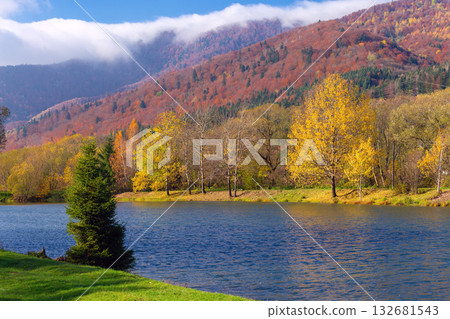 Autumn Landscape in Carpathians Ukraine Autumn Landscape in Carpathians Ukraine 132681543