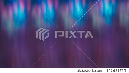 Blur fluorescent glow. Reflection lens. Blue purple violet shiny wave mixing color light striped flow abstract defocused neon gradient background. Blur fluorescent glow. Reflection lens. Blue purple violet shiny wave mixing color light striped flow abstract defocused neon gradient background. 132681715