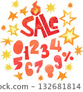 Sale playful Watercolor Lettering Clipart Sale playful Watercolor Lettering Clipart 132681814