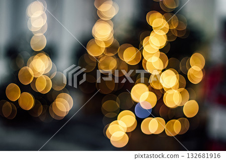 Sparkling bokeh, defocus lights. Festive Christmas background. Sparkling bokeh, defocus lights. Festive Christmas background. 132681916
