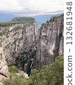Landscape Tazi Canyon in Manavgat, Antalya, Turkey Aerial top view. 132681948