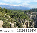 Landscape Tazi Canyon in Manavgat, Antalya, Turkey Aerial top view. 132681956