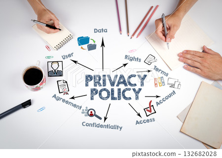PRIVACY POLICY Concept. The meeting at the white office table PRIVACY POLICY Concept. The meeting at the white office table 132682028