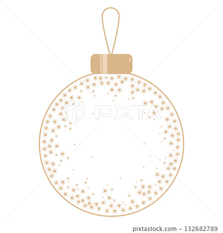 Christmas ball ornament vector illustration Christmas ball ornament vector illustration 132682789