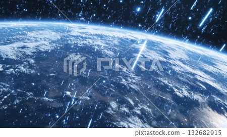 Cosmic Ray Showers Creating Particle Waves 132682915