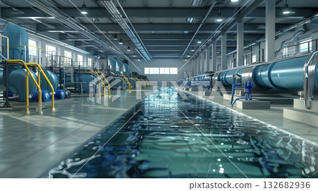 Desalination Plants: Facilities that convert seawater into fresh water Desalination Plants: Facilities that convert seawater into fresh water 132682936
