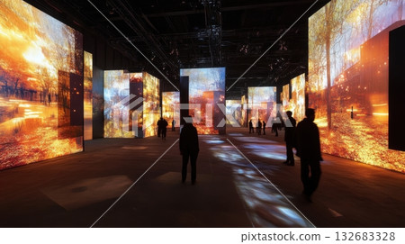 An Engaging and Dynamic Installation Featuring Stunning Visuals with Nature View 132683328