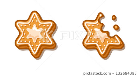 Gingerbread Star Cookie Set 132684383