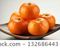 Sweet mandarin oranges 132686443