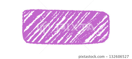 Handdrawn crayon rectangle frame with diagonal scribble stroke and organic sketch style. Purple graphic background for quote text, modern minimalist accent for cards or posters. Handdrawn crayon rectangle frame with diagonal scribble stroke and organic sketch style. Purple graphic background for quote text, modern minimalist accent for cards or posters. 132686527
