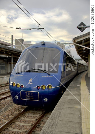 The Royal Express running through Nagoya city 132686605