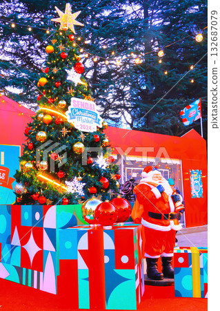 閃閃發光的聖誕飾品 132687079