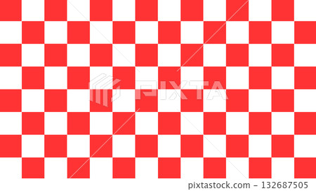 Japanese pattern checkered frame background illustration, horizontal, red and white, vector png Japanese pattern checkered frame background illustration, horizontal, red and white, vector png 132687505