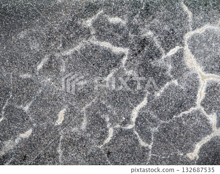 Cracked concrete Cracked concrete 132687535