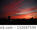 落日的天空 132687590