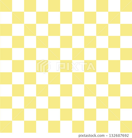 日式方格圖案邊框背景插圖，方形黃色向量圖 png 格式 132687692